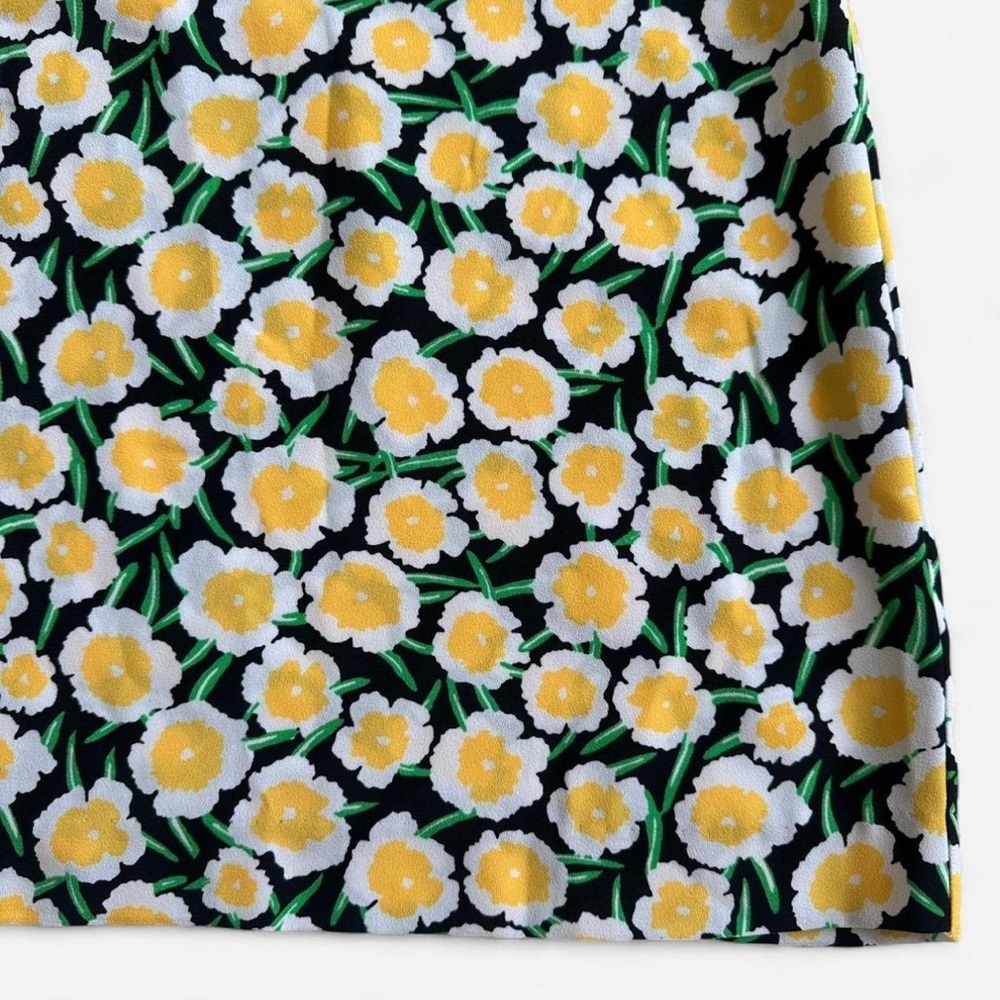Diane von Furstenberg X Target ‘90s Shift Poppy Mini Floral Babydoll Dress Sz 2 - Picture 6 of 6
